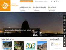 Tablet Screenshot of cevennes-parcnational.fr